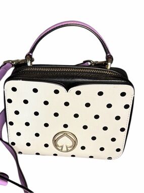 Kate spade vanity cabana dot mini top handle bag crossbody